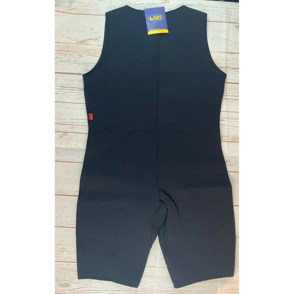 NRS Neoprene Sleeveless Surfing   Snorkeling Wetsuit One Piece Outfit Black  NWT